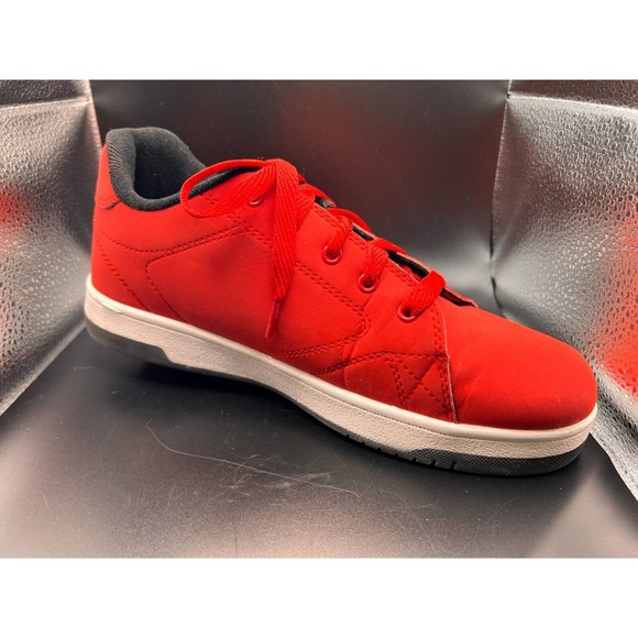 ✅️Mens HEELYS Size 8 WHEELED SKATE SHOES Red/Black/White HES10434❤️ - Picture 2 of 12